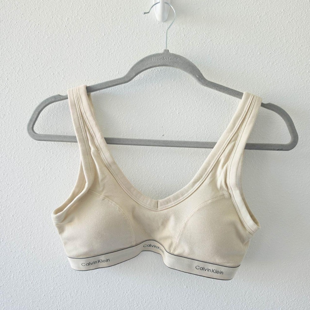 Calvin Klein Heritage Cotton Lightly Lined Triangle Bralette